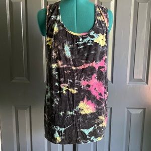 🖤5 for $15 GUC MIDNIGHT HOUR tie dye tank top XL